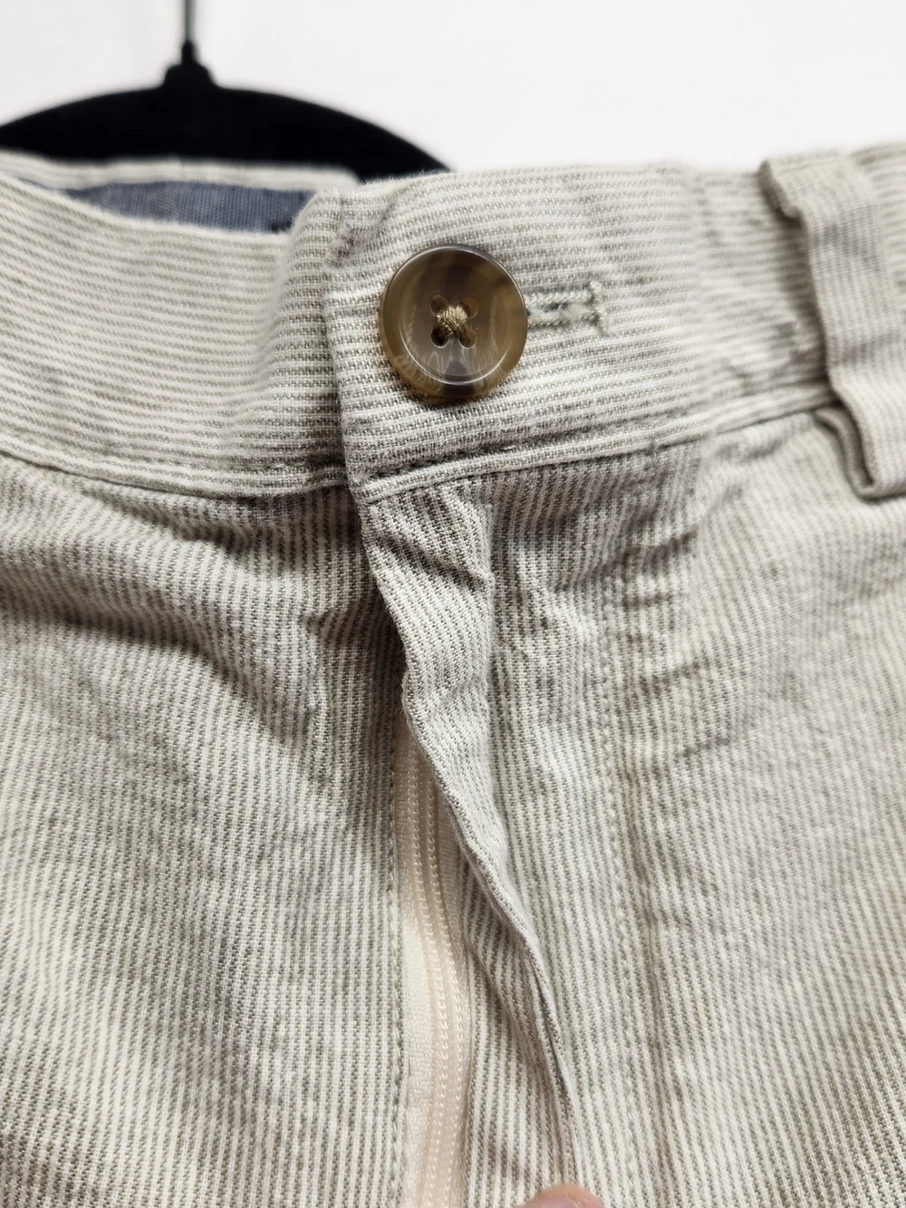 ⭐️Banana Republic Linen Blend Chino Shorts Striped 34 Classic Summer Beach